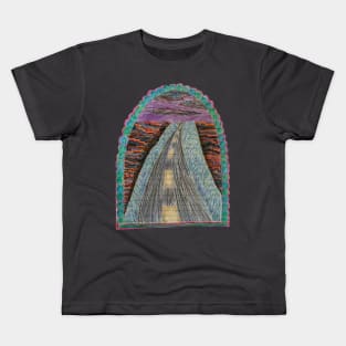 Surreal Night Drive Kids T-Shirt